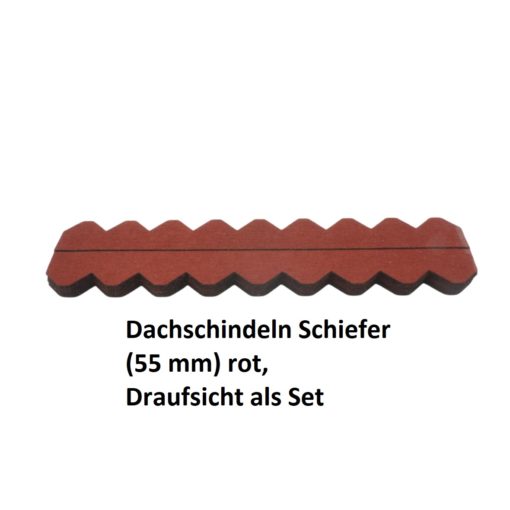 23.425-05 Dachschindeln Schiefer rot - 2